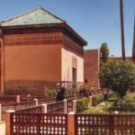 Mausoleum exterior and courtyard at the Saadian Tombs
